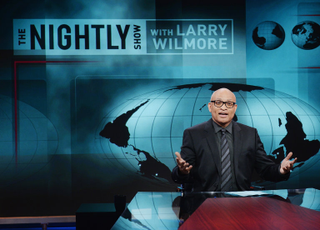 Larry Wilmore on the debut episode of Comedy Central’s “The Nightly Show With Larry Wilmore.” (Credit: Comedy Central)
